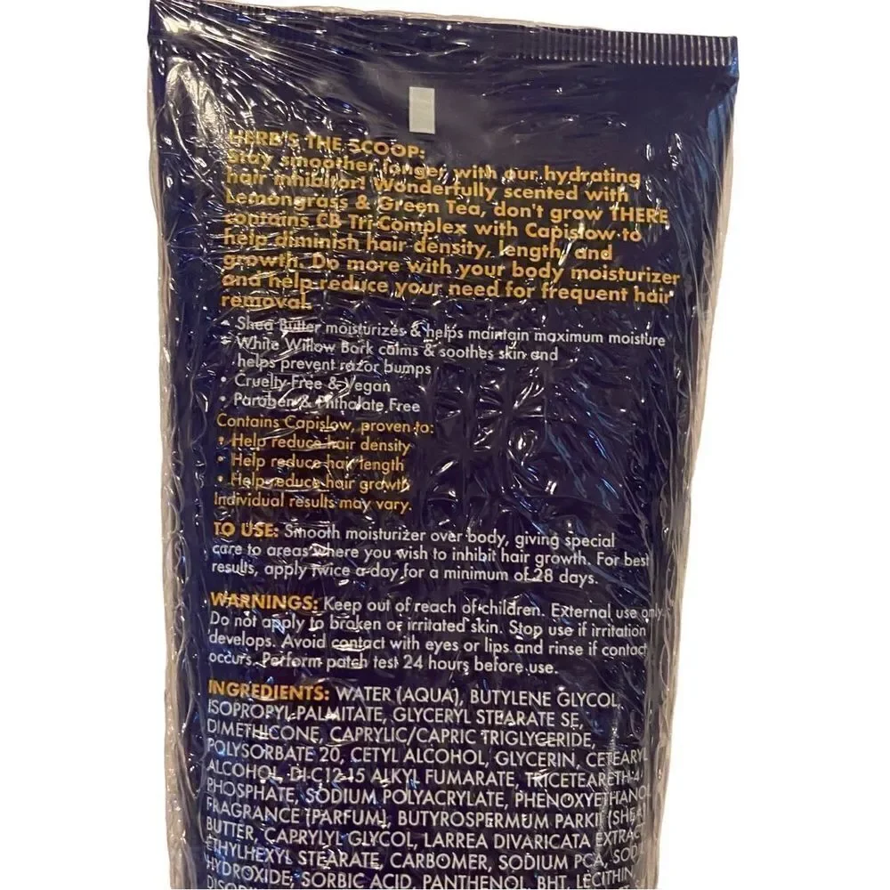 Completely Bare Hair Remover DON'T GROW THERE Body Moisturizer & Inhibitor 6.7oz